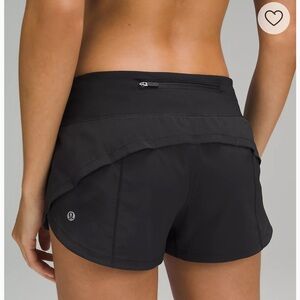 Lululemon shorts speed up low rise lined short 2.5”